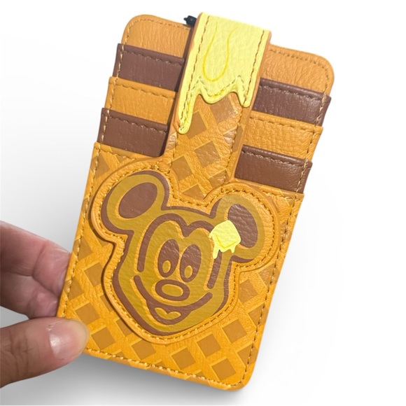 Loungefly Accessories - Loungefly Mickey Waffle with Butter Mickey Wallet Card Holder